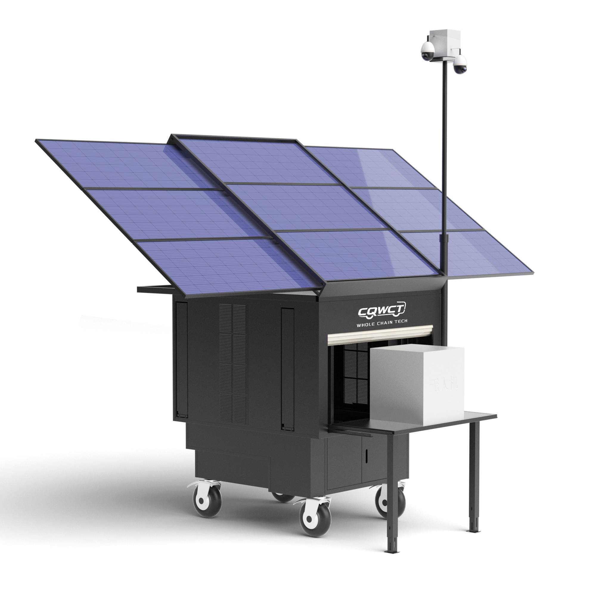 Snímací fotovoltaický odnímatelný box
